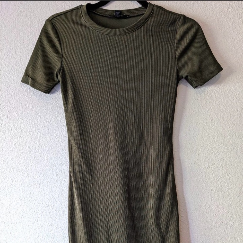 Forever 21 army green dress
